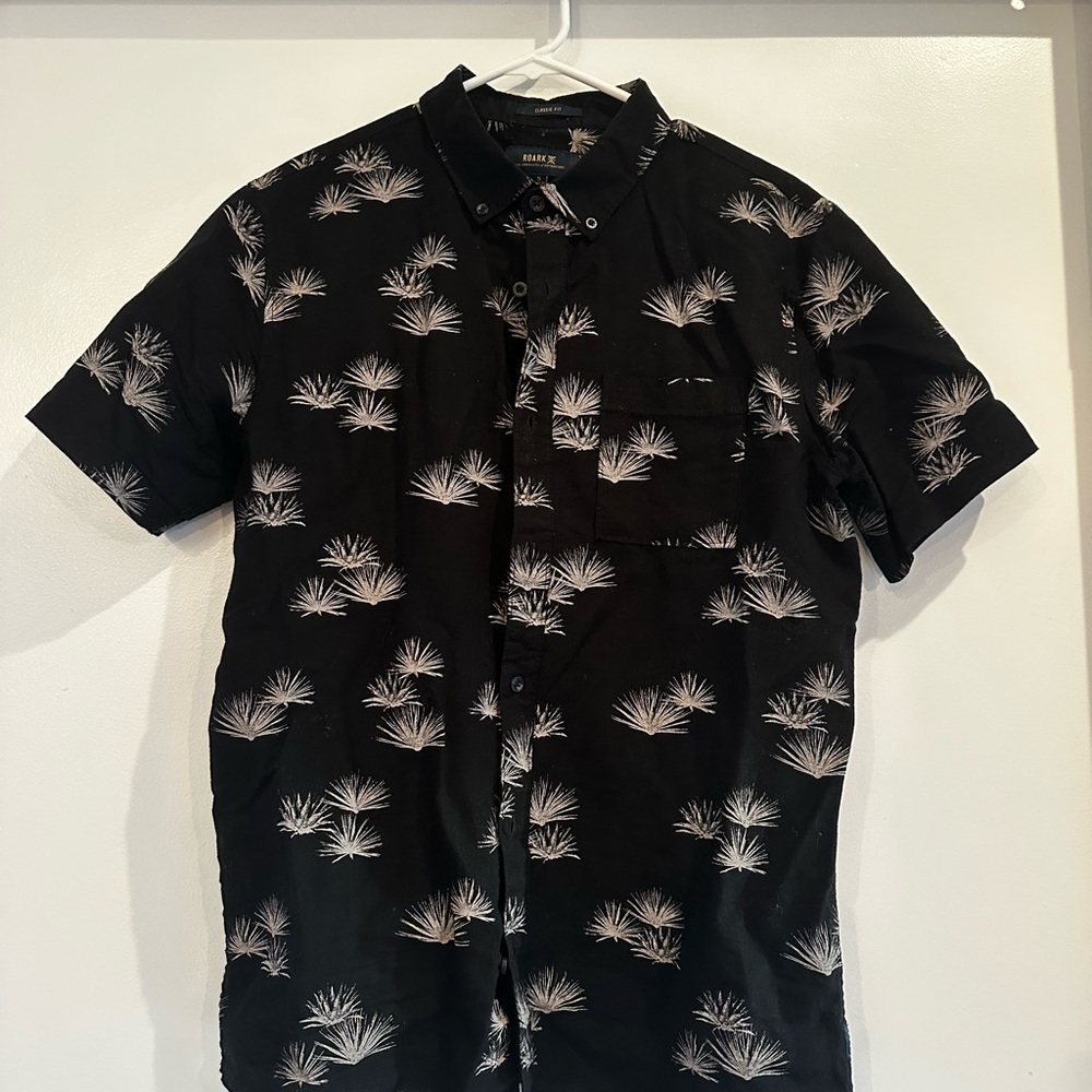 Roark Black Button-up Shirt